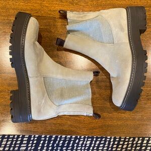 Sam Edelman Laguna Weatherproof Chelsea Boot in Mineral Green